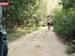 LETSDOEIT - Casting Sex In The Forest with All Natural Czech Babe