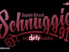 MyDirtyHobby - Gorgeous Schnuggie91 gets her pussy wet!