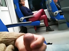 A blowjob from a stranger on the train