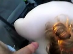 Getting cuaght sucking dick outside big cumshot finish to the face